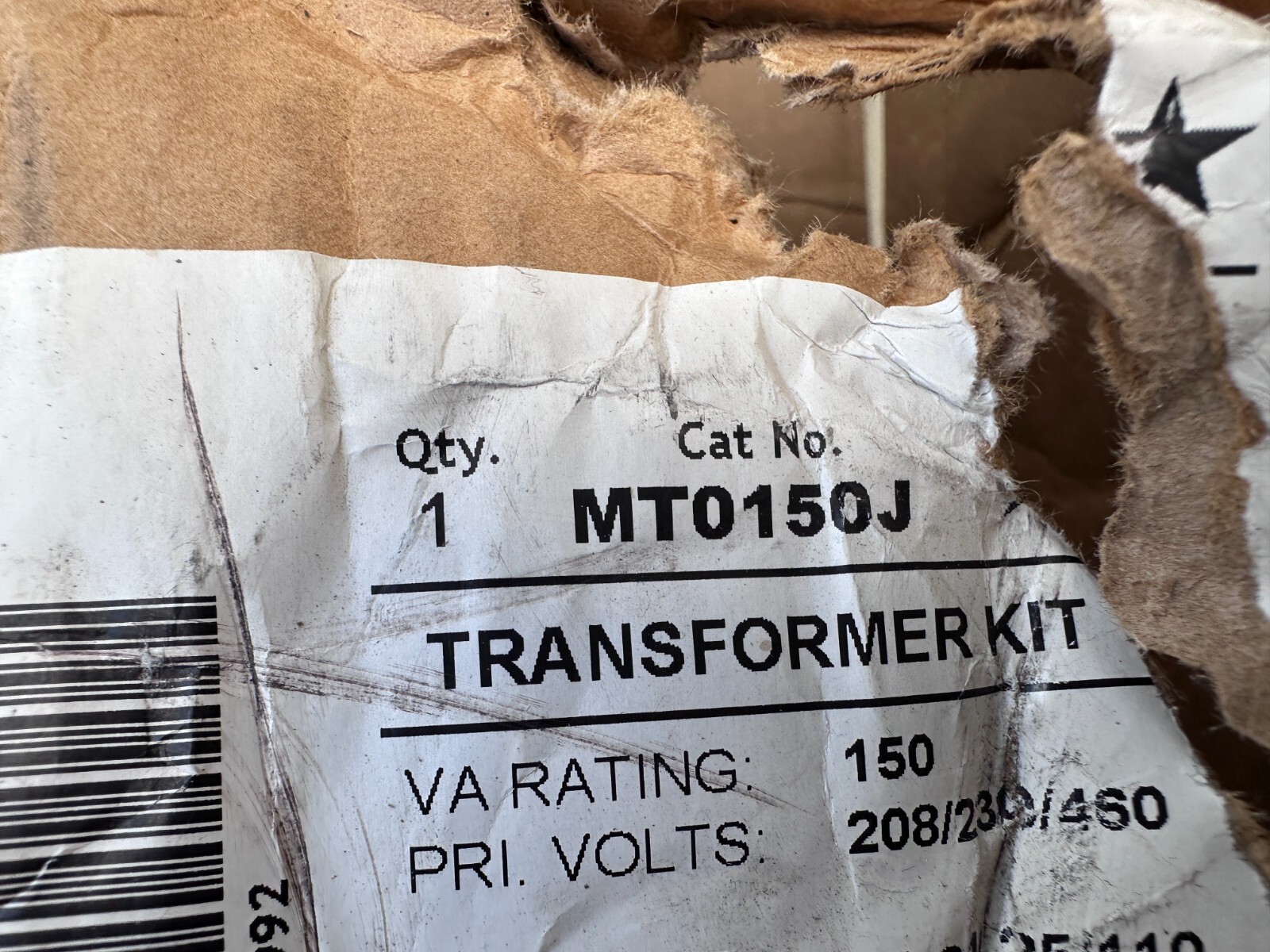 Siemens MT0150J Transformer Kit