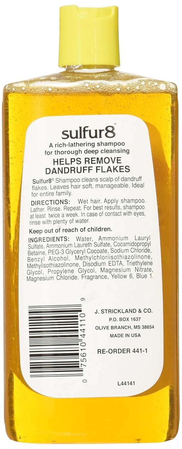 Sulfur 8 Deep Cleaning Dandruff Shampoo 11.5 oz