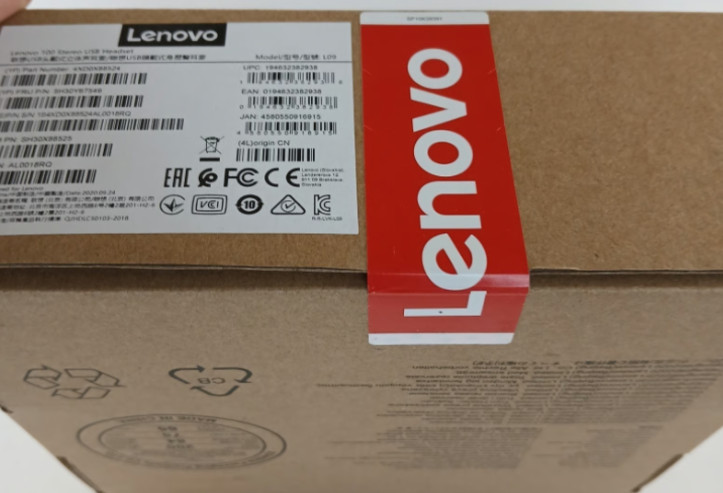 Lenovo 100 Stereo USB Headset - New still in the box