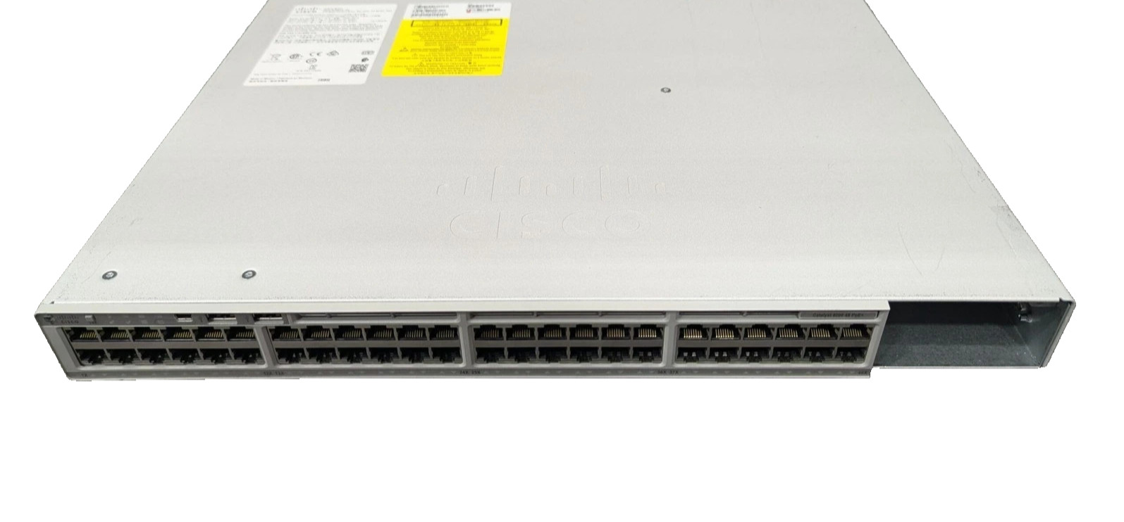 Cisco C9200-48P-E Catalyst 9200 48-Port PoE+ Switch w/ PWR-C6-1KWAC Power Supply
