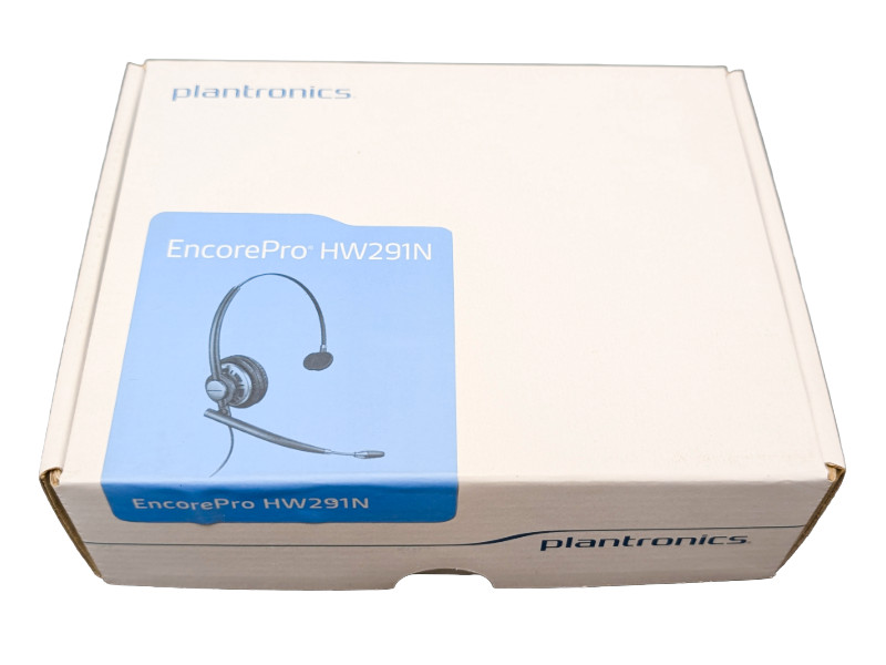 Lot of 4-Plantronics Encore Pro HW291N Monaural Noise Canceling Wideband Headset