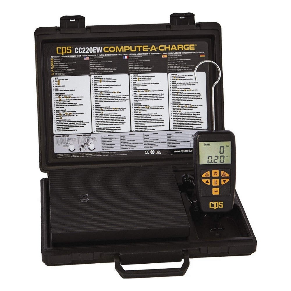 CPS CC220EW Charging Scale, 220 lb Max, LCD 499L82