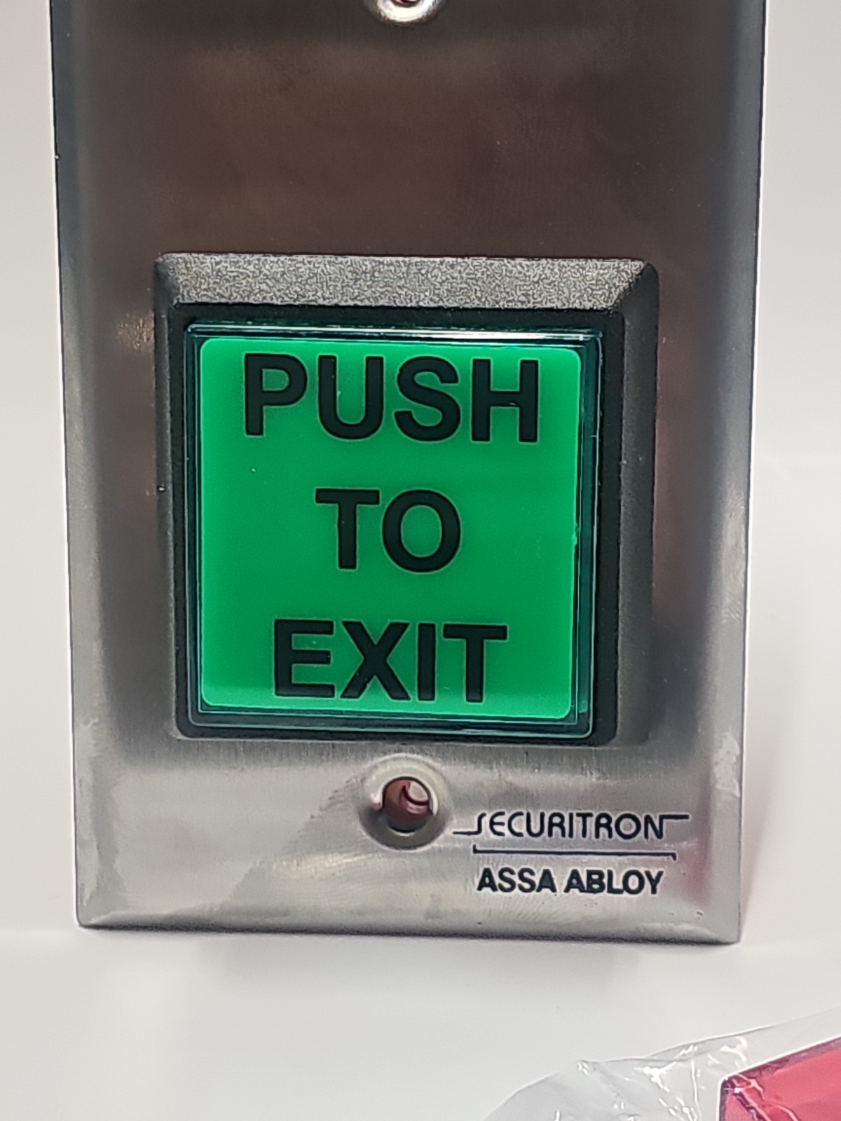 Securitron EEB2 Emergency Exit Button with 30-Second Timer ASSA ABLOY Single