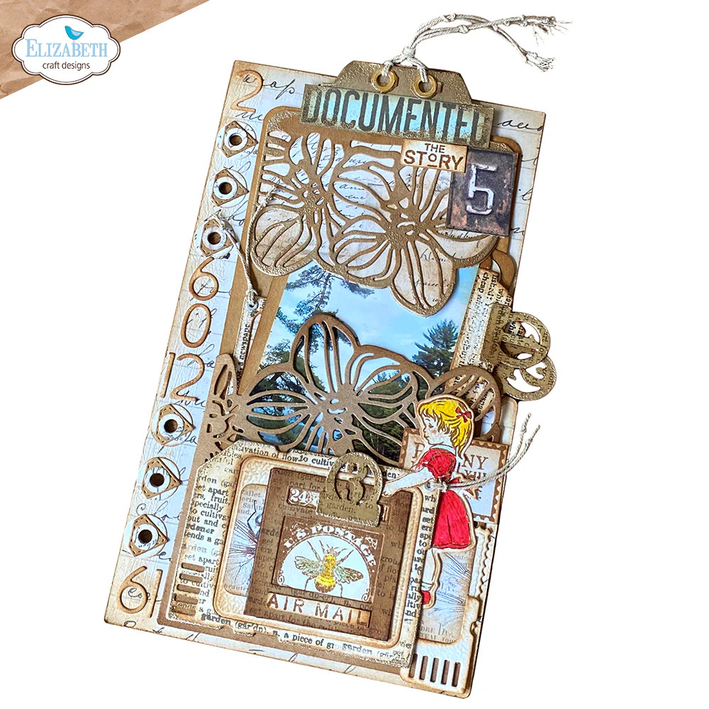 Elizabeth Craft Designs Stamp & Die Set - Celebrations 2, CSD421