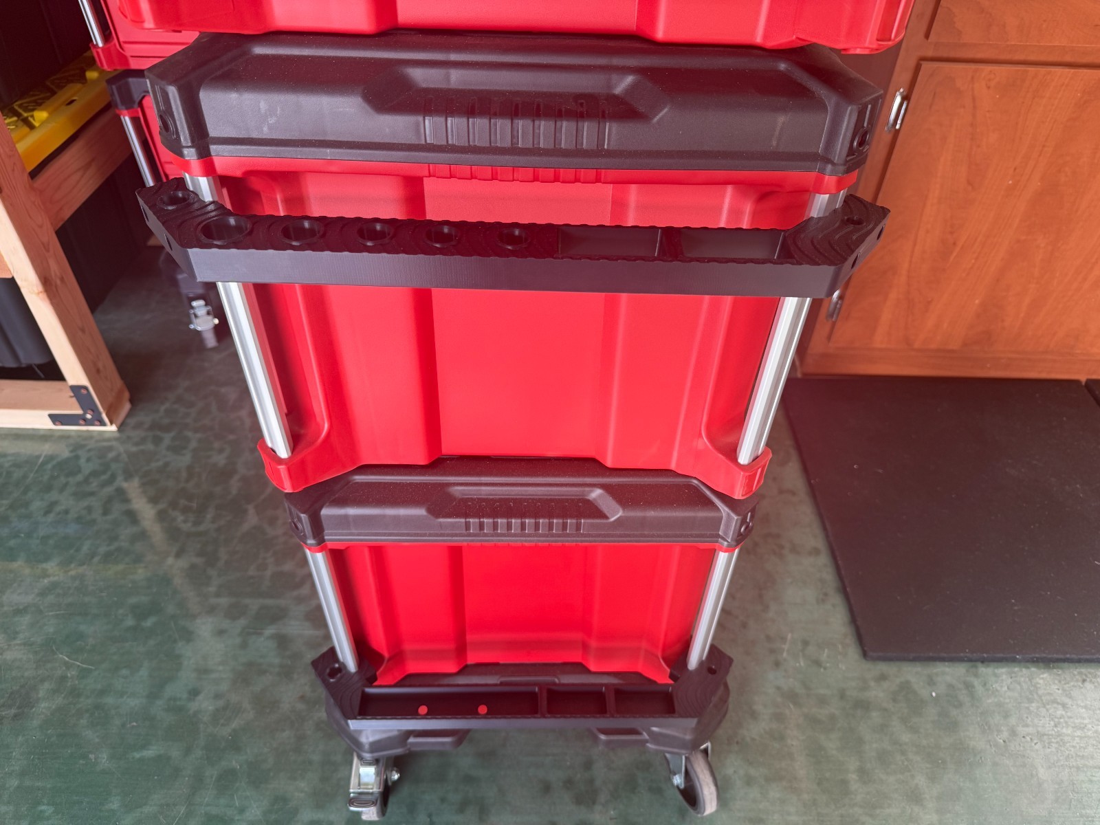 Milwaukee Packout Level & Pry Bar Rail Bracket Set – Tool Organizer Accessories