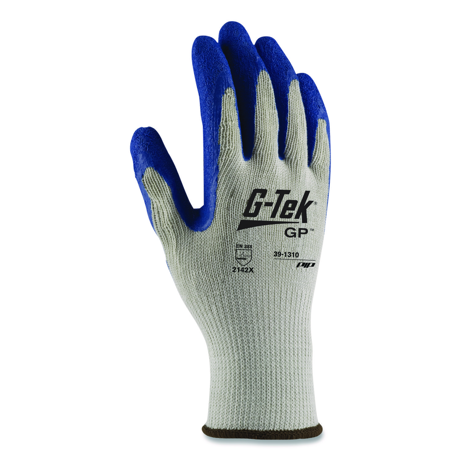 G-TEK 10G GR COT/POLY SHELL BL. LATEX CRINKLE C