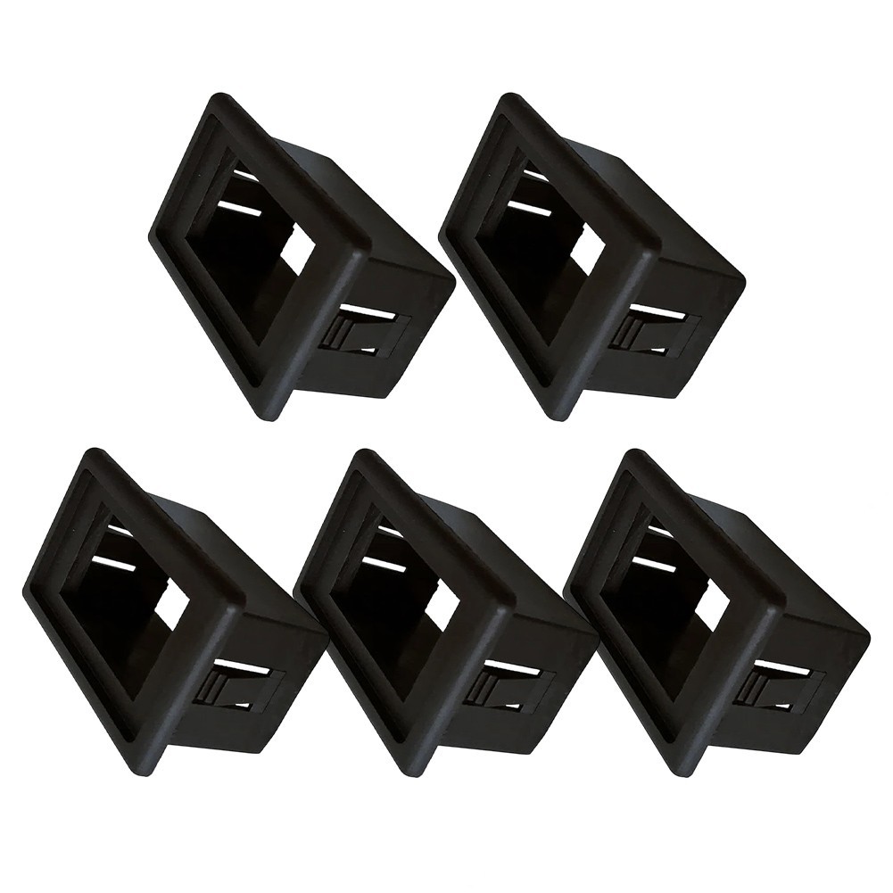 Compact Design 5pcs Rocker Switch Holders Suitable for Various Vehicles