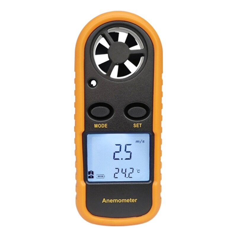 Digital Anemometer Handheld High Meter Temperature Tester