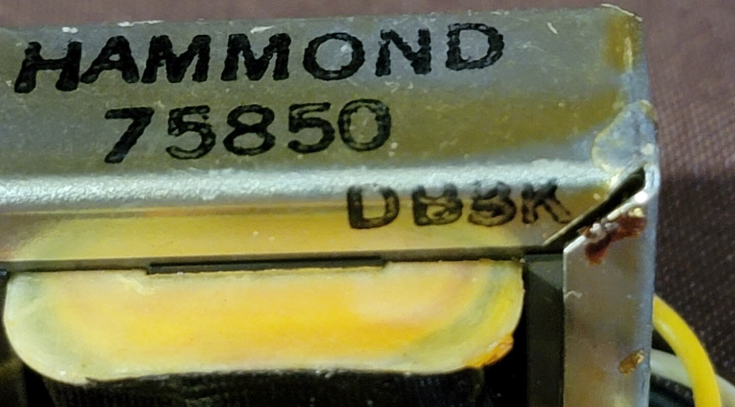 2 Hammond Manufacturing 75850 Open Frame Low Voltage Chassis Mount Transformers