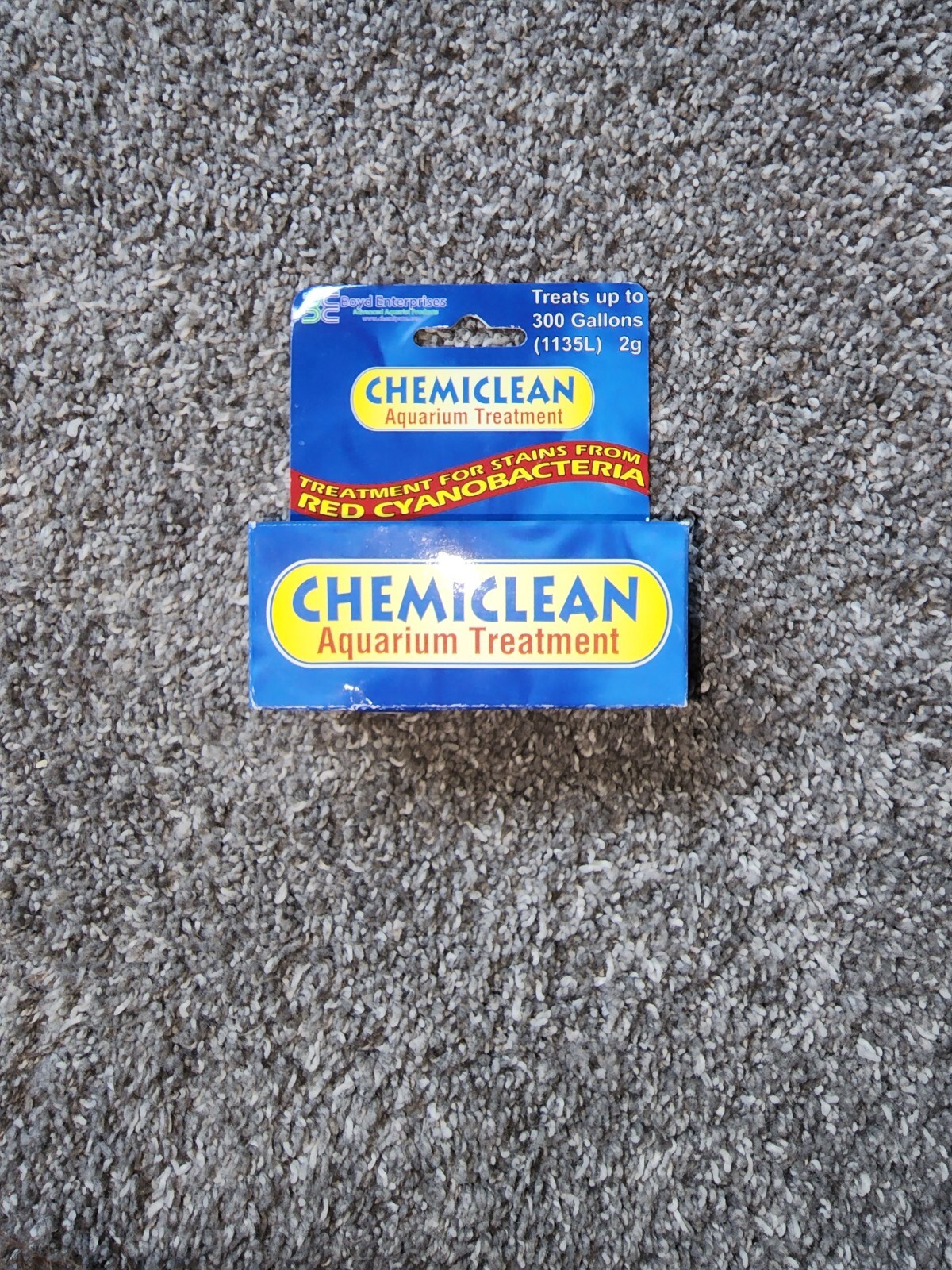 Boyd ChemiClean 2 grams Aquarium Treatment for Cyanobacteria Red Slime Algae