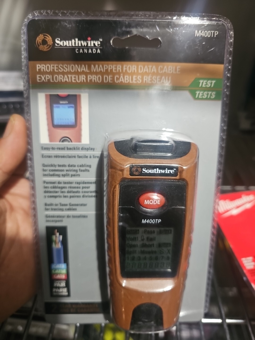 Southwire M400TP Professional Data Cable Mapper | Brand New