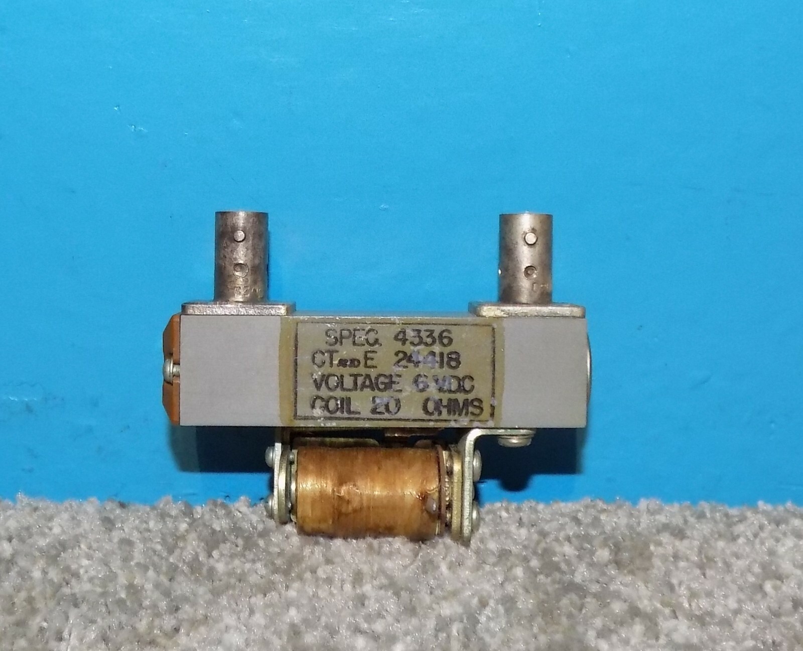 SPEC 4336 Antenna Relay 6VDC 20Ω Coil BNC(f) Connectors