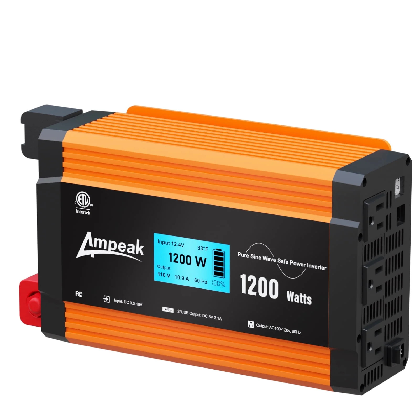 Ampeak PW1K21 1200W Pure Sine Power Inverter