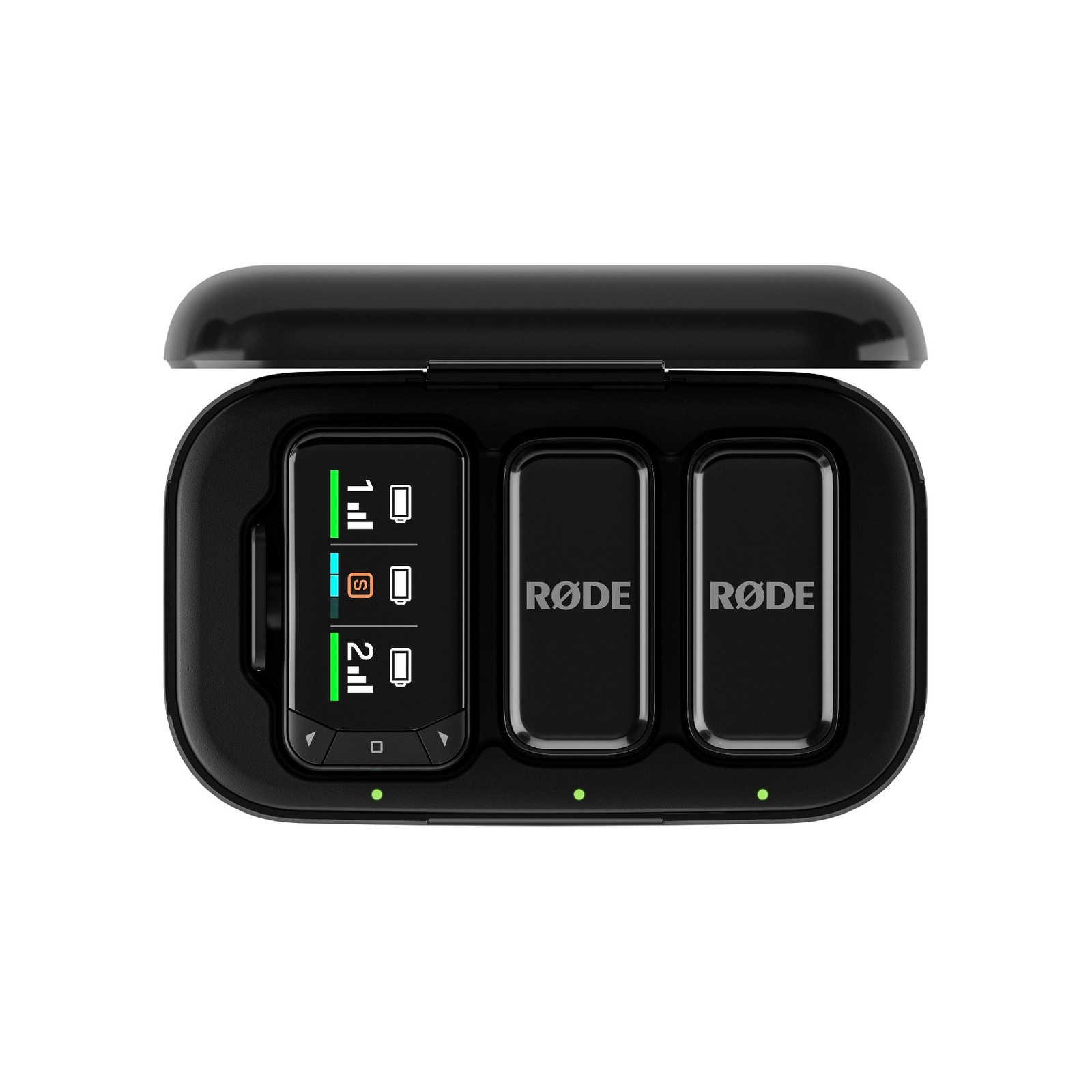 RDE Wireless Micro Camera Kit with Dual Clip-On Mics and Charging Case