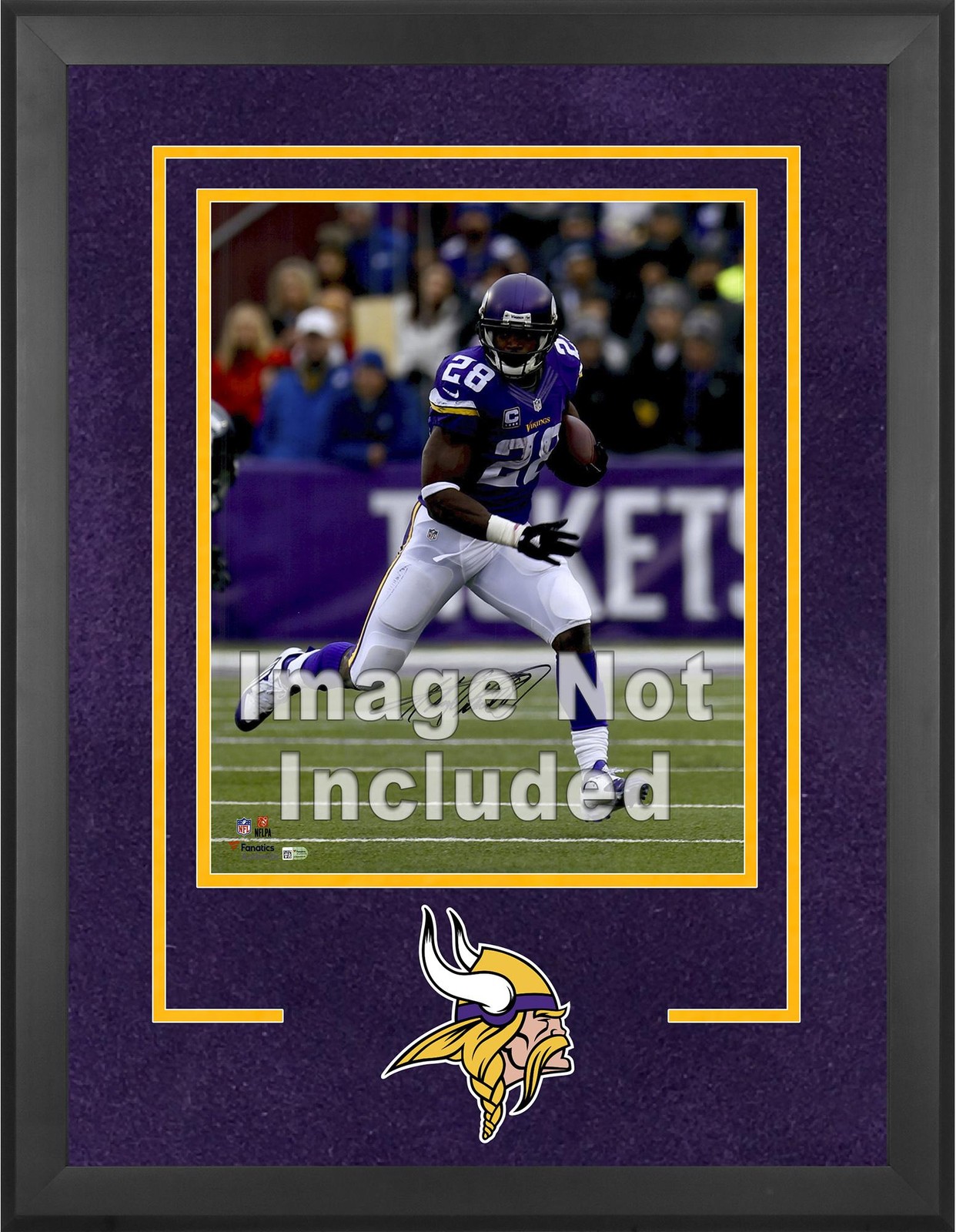 Vikings Deluxe 16x20 Vertical Photo Frame & Team Logo - Fanatics