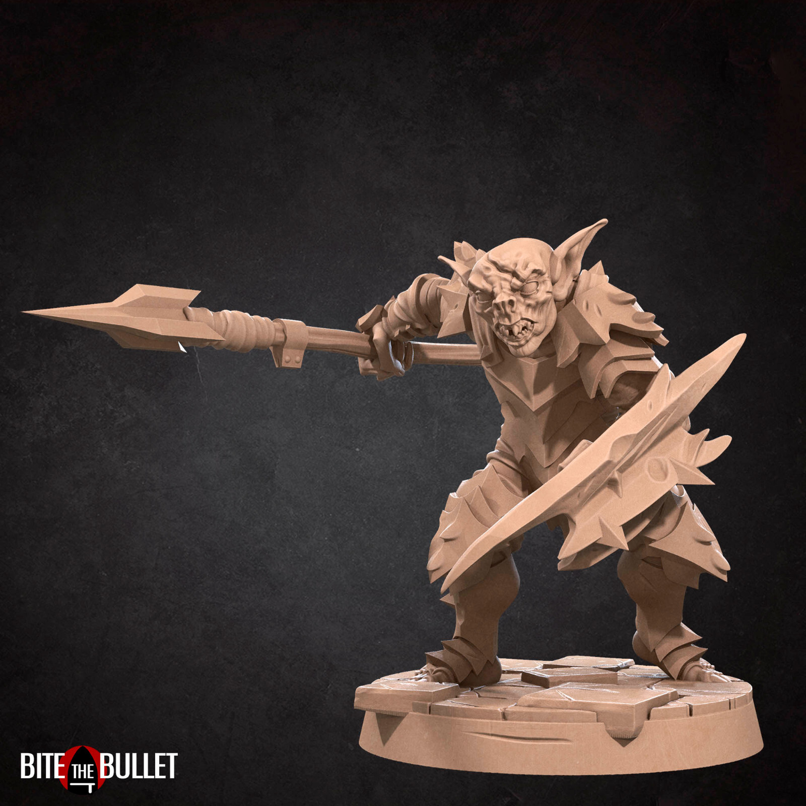 Orc / Goblin Fighter A - Bite the Bullet - Dungeons and Dragons