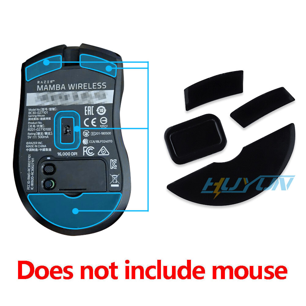 NEW 2Sets Gaming mouse feet for Razer Mamba wireless Mouse sticker