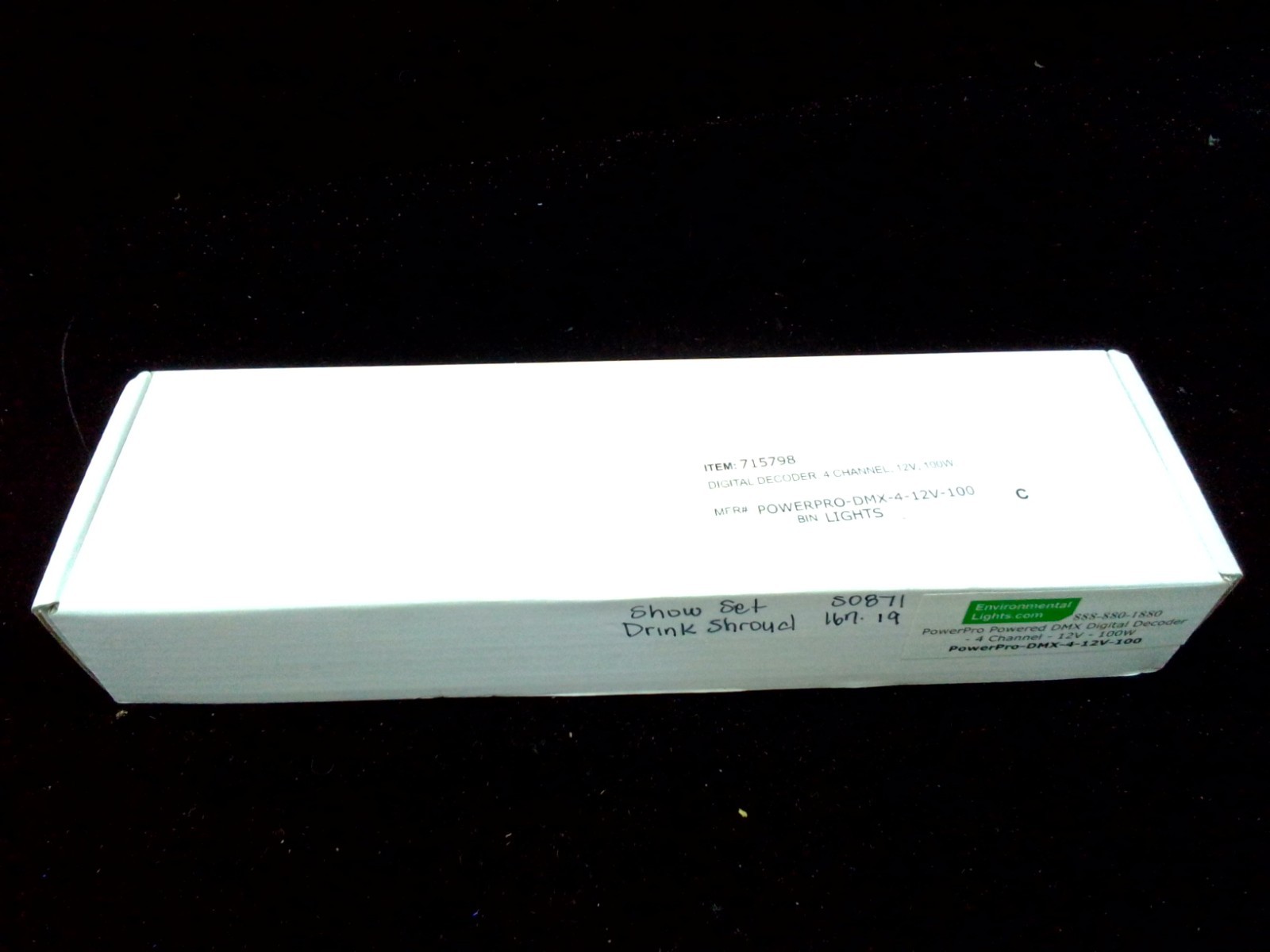 POWERPRO-DMX-4-12V-100 DMX512 LED DRIVER