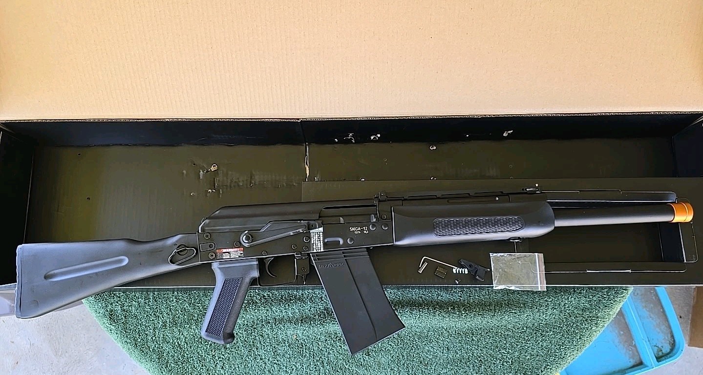 Matrix Full Metal Russian Saiga-12K Airsoft AEG Rifle - Read Description