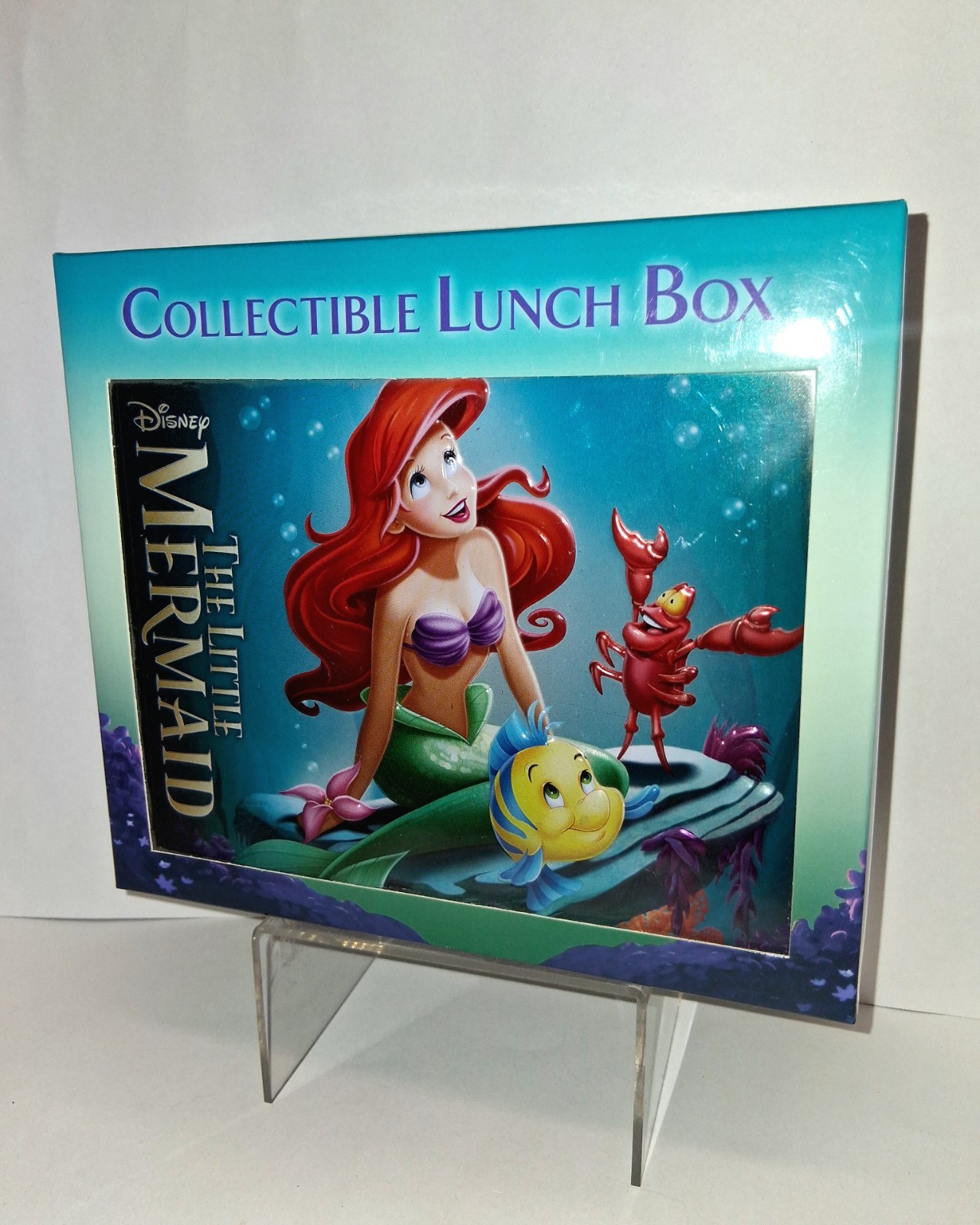 Disney's The Little Mermaid Metal Tin Lunch Box Collectible 8" X 7" NEW!