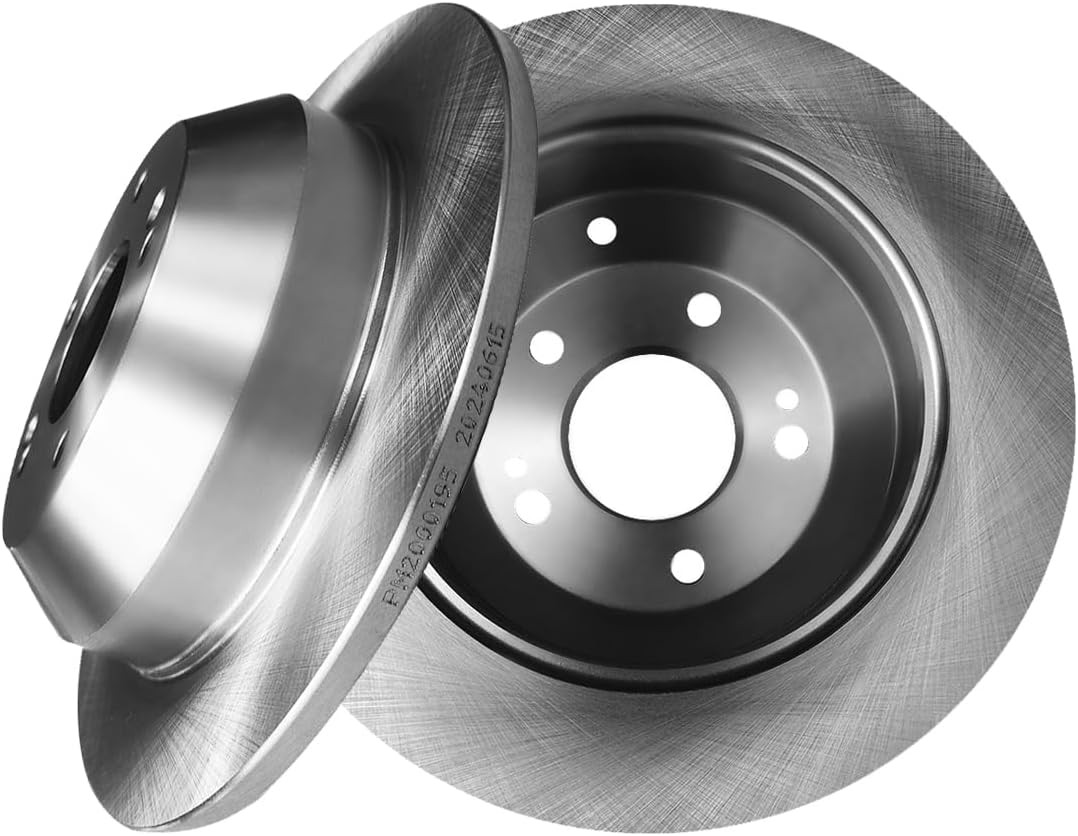 PM Auto Rear 302mm Brake Disc Rotors Compatible w/2011-2015 KIA Sorento