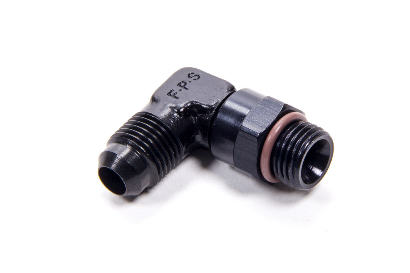 Fragola 499281BL 8 AN Male to 10 ORB Male Aluminum 90 Degree Fitting