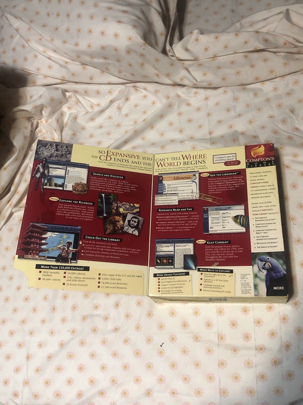 Deluxe Compton's Interactive Encyclopedia 1998 – Windows 95/3.1 – Factory Sealed
