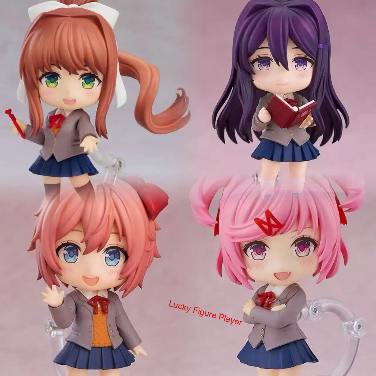 Doki Doki Literature Club Action Figure Yuri Sayori Natsuki Monika Moveable Toy