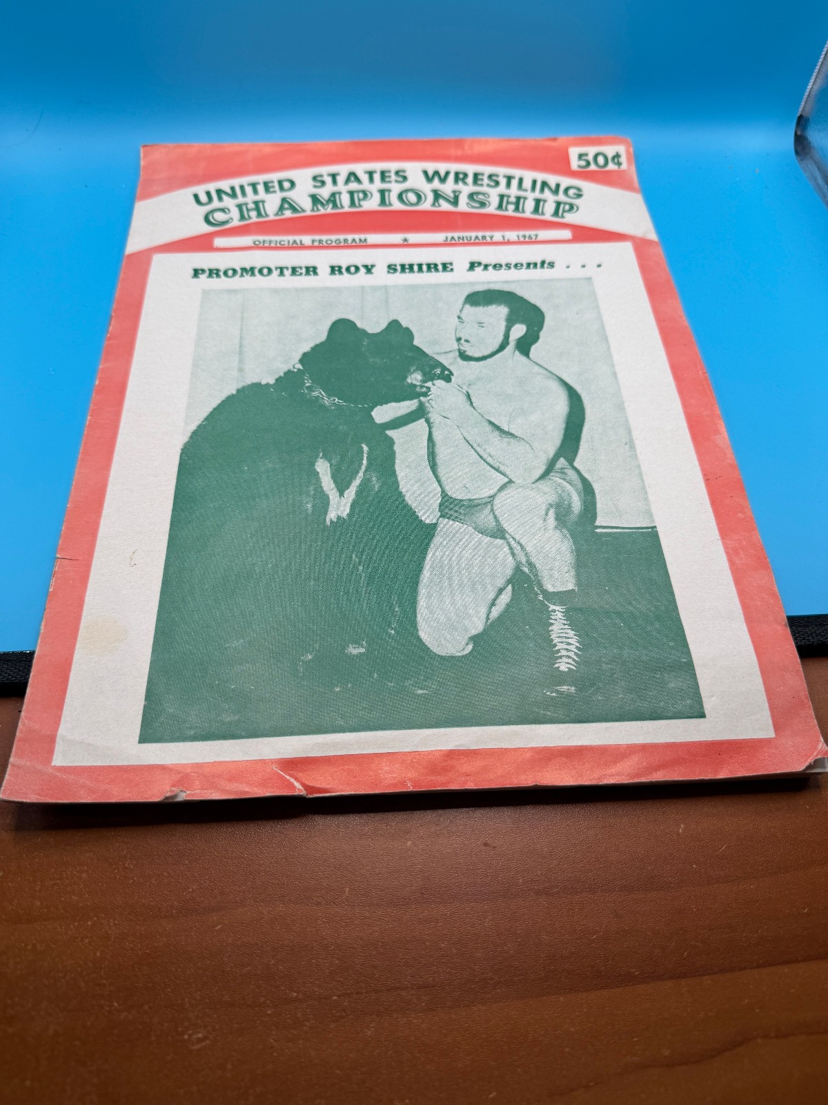 1967 United States Wrestling Championship Official Program - Vintage Official