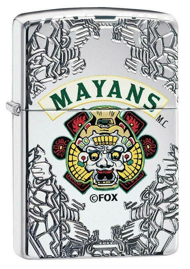 Zippo Mayans M.C. High Polish Chrome 49032