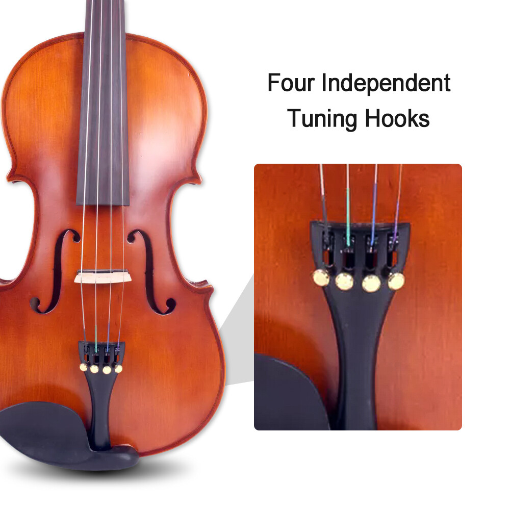 Electric Violin 4/4 4 string Acoustic Violin Maple Spruce with case,bow