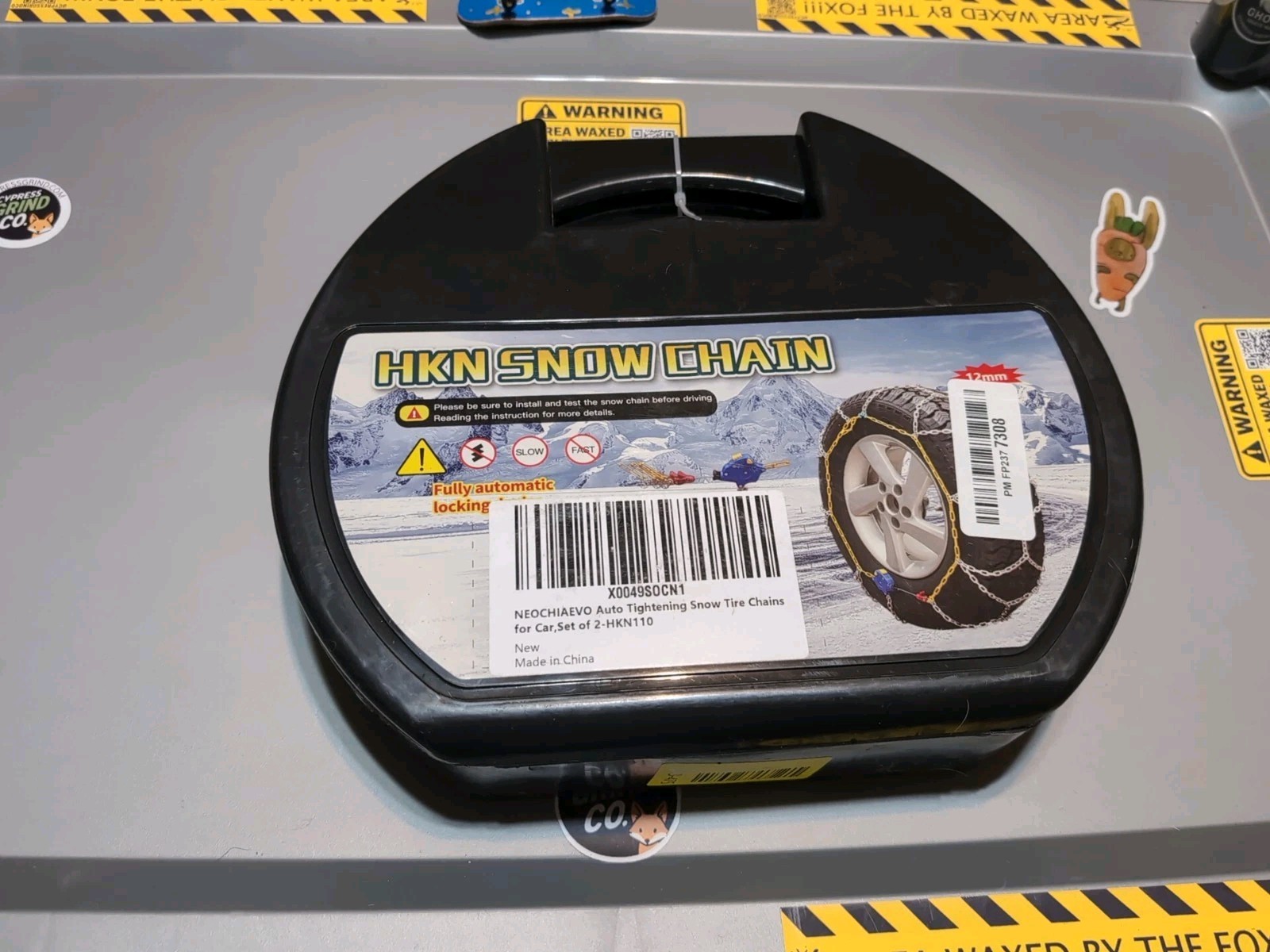 Snow Tire Chains HKN-110 Quick Fit Auto Fix Passenger SUV Set 2