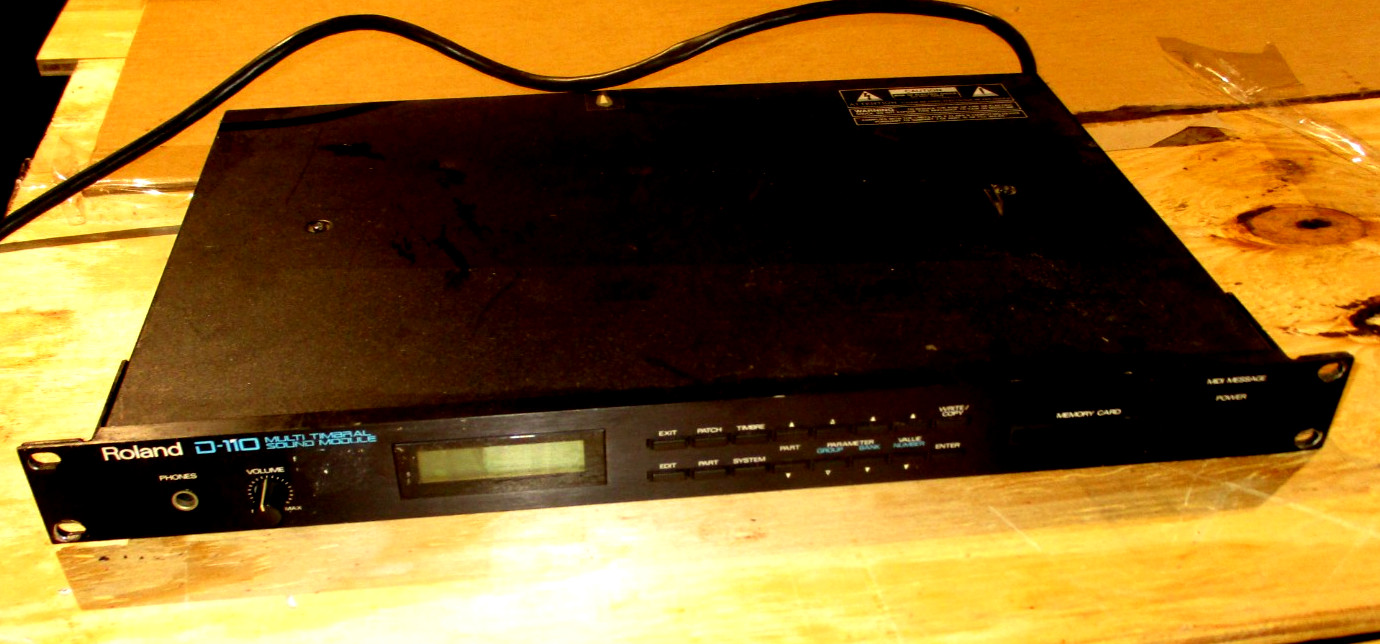 Roland D-110 Multi Timbral Sound Digital Synthesizer Module
