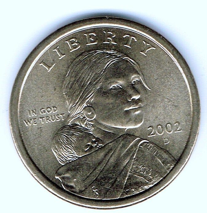 2002-D $1 Brilliant Uncirculated Business Strike Sacajawea Dollar Coin!