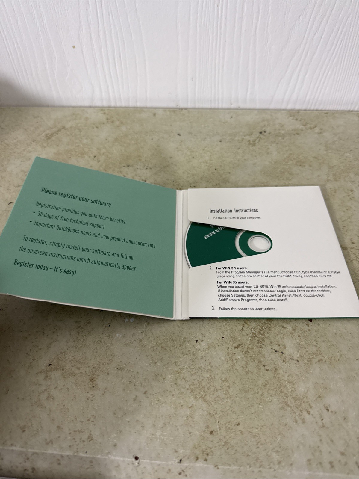 QuickBooks Version 5.0 For Windows