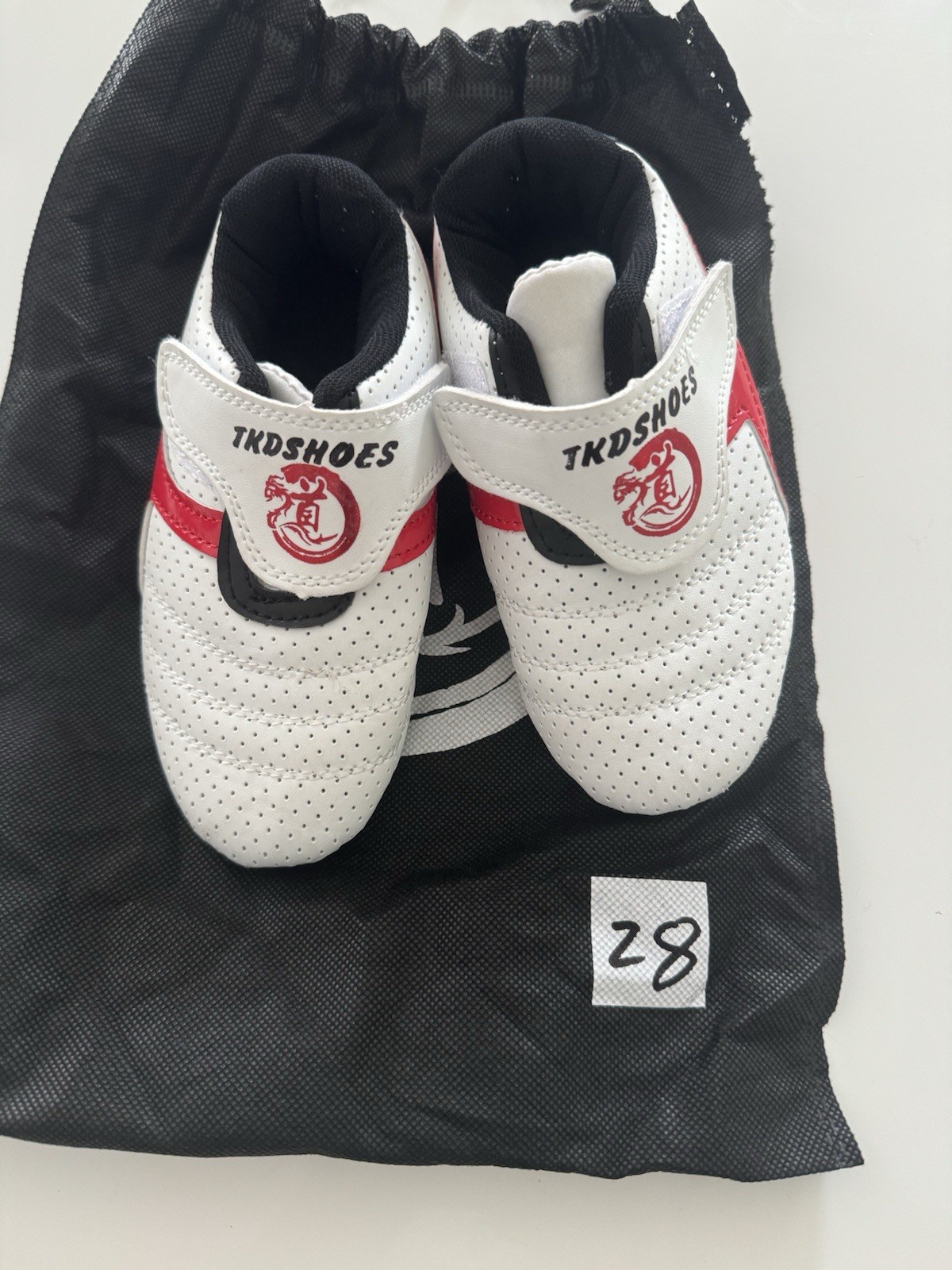 New Tkdchoes Kids Taekwondo Shoes, Unisex PU Leather Oxford Soles,Size 10.5 Kids