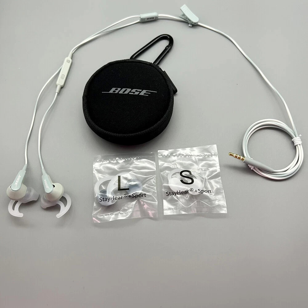 Bose SoundSport Wired 3.5mm Jack Earbuds In-ear Headphones Earbuds -White #1