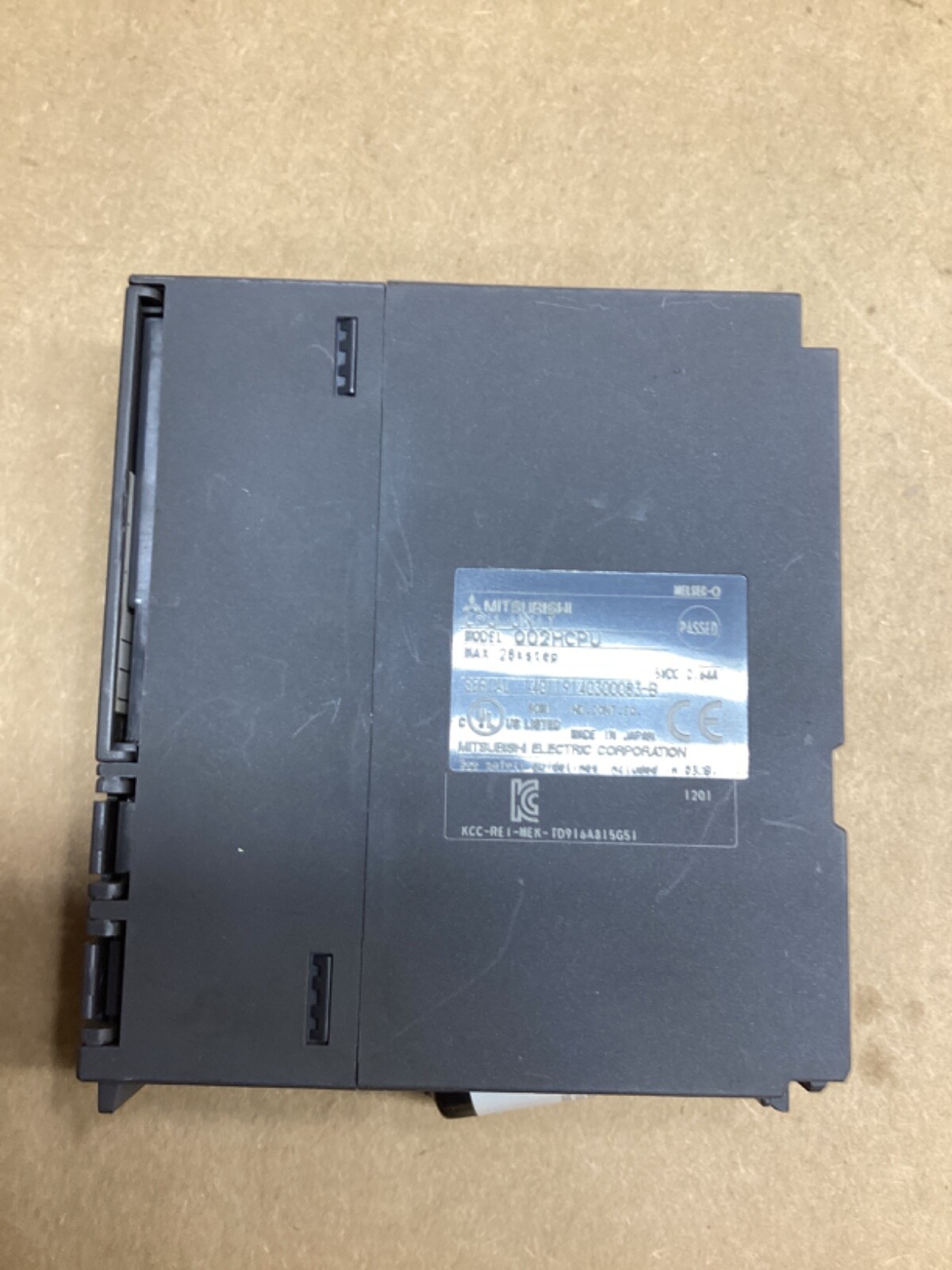Mitsubishi Q02HCPU PLC CPU Control Unit USB RS-232 #118L18