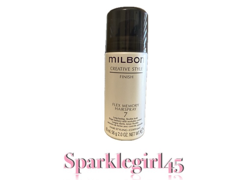 Milbon Creative Style Finish Flex Memory Hairspray #7. 2oz. NEW! SEALED! FRESH!