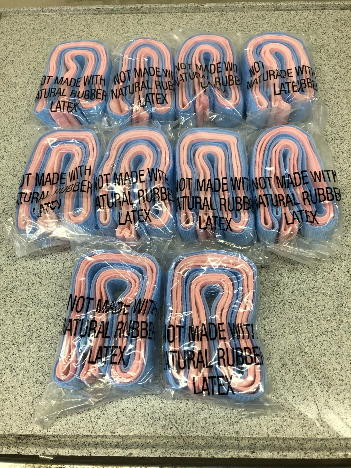 MediChoice Monitoring Fetal Belt Polyester 1.5 inch Pink Blue - Lot of 10 - NEW