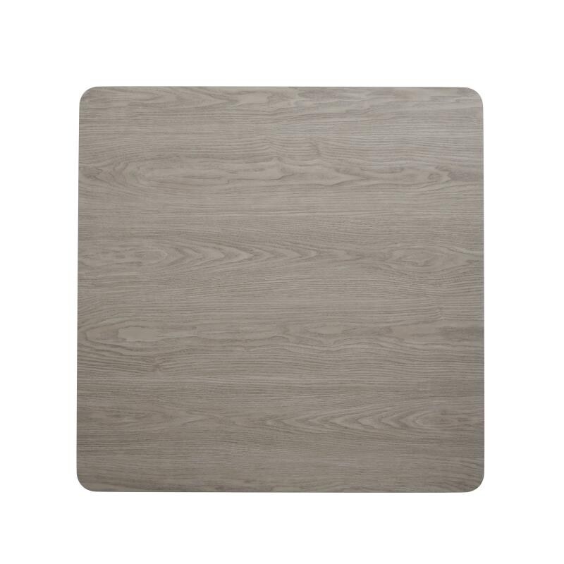 36" Square Restaurant Table Top with White or Gray Reversible Laminate Top