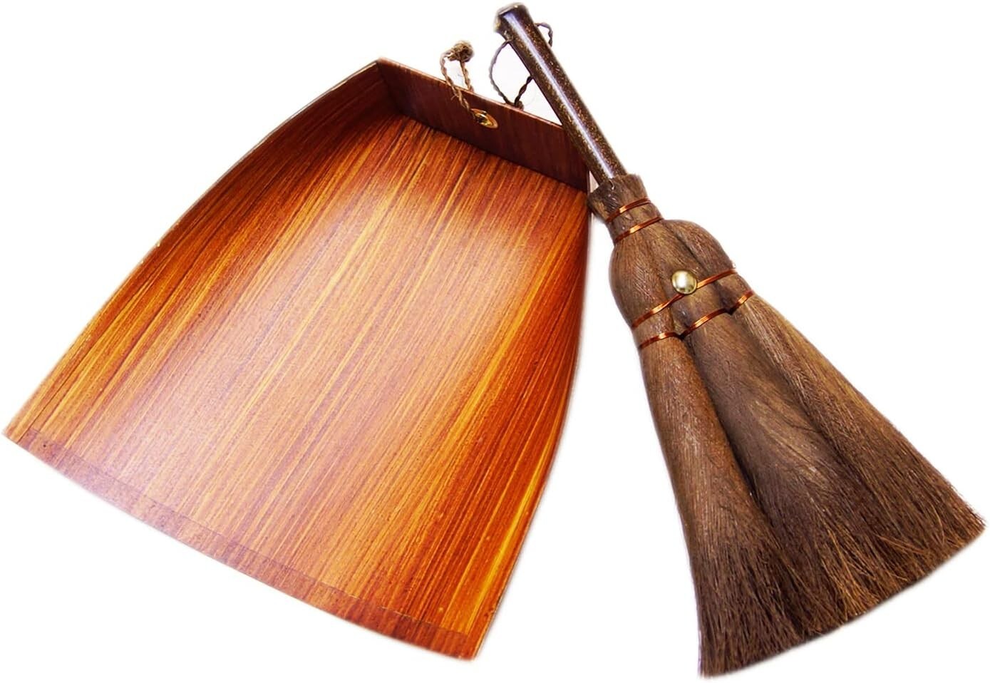 KANEICHI SYURO Broom KAKISHIBU Dust Pan Set Cleaning Brush 2 Pcs  Made in Japan