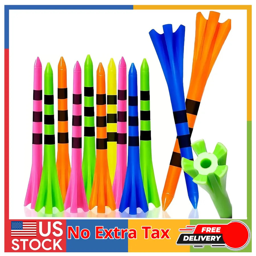 SWINGTEK 120 Pack Golf Tees 100 Long 3-1/4 Inch and 20 Short Mixed Color Plastic
