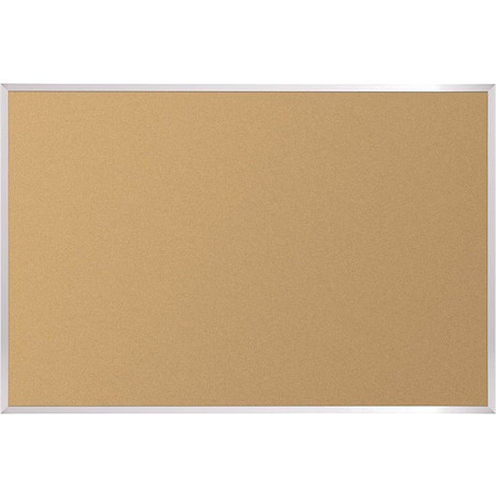 Best-Rite 301Ah Bulletin Board, 96"W X 48" H, Cork, Natural