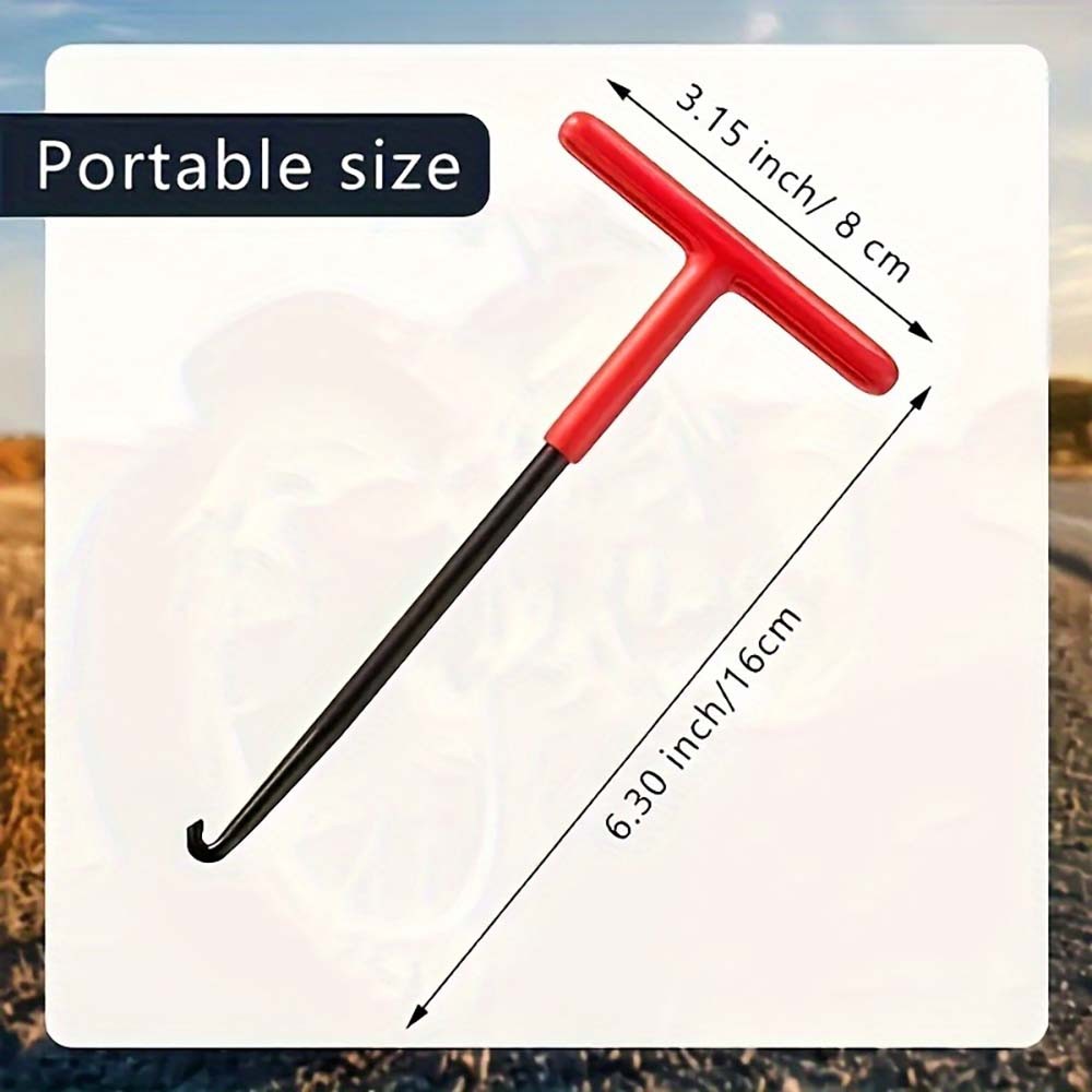 Heavy Duty T-Handle Spring Hook Tool for Automotive and Powersports Maintenance