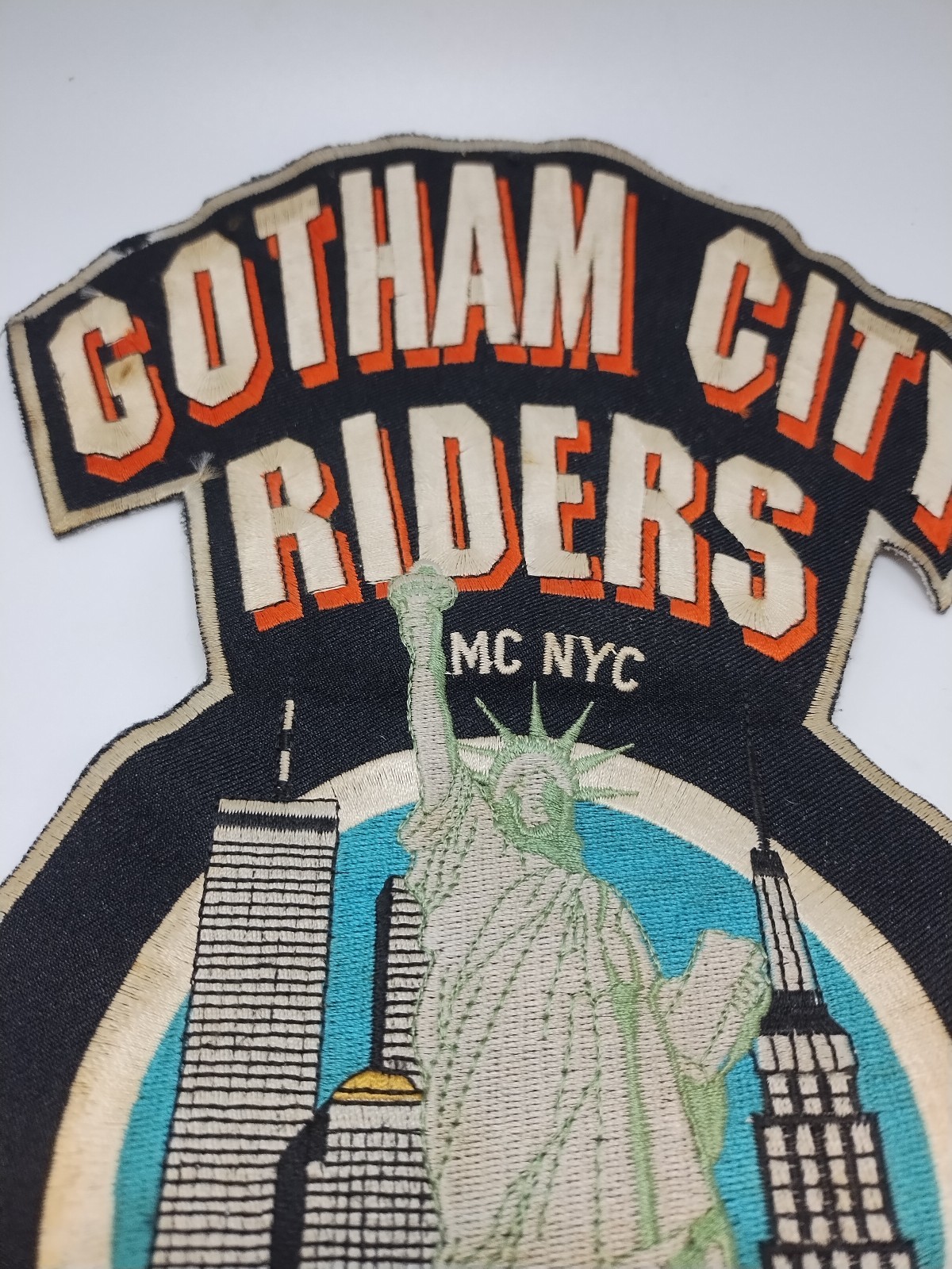 Gotham City Riders MC NYC Back Patch Rocker Rare