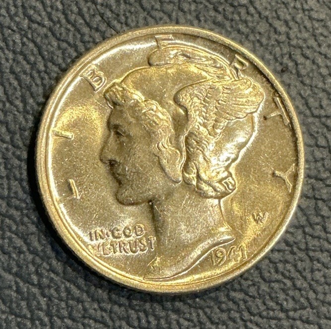 1941 10C Mercury Dime - 90% Silver 🇺🇸 - Uncirculated