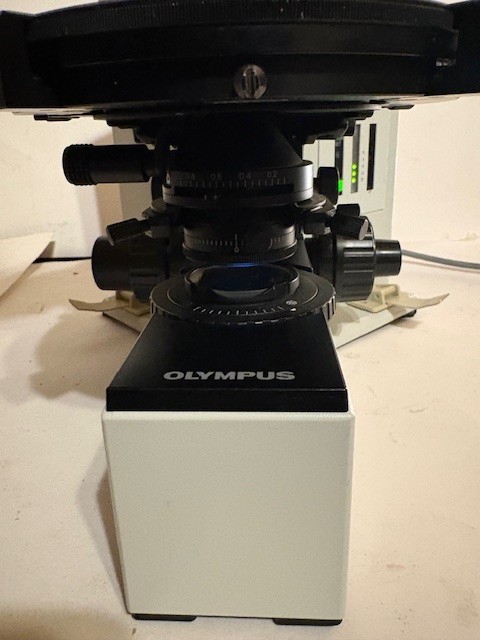 Olympus BX40 POL Polarizing Trinocular Microscope Full Wave Plate