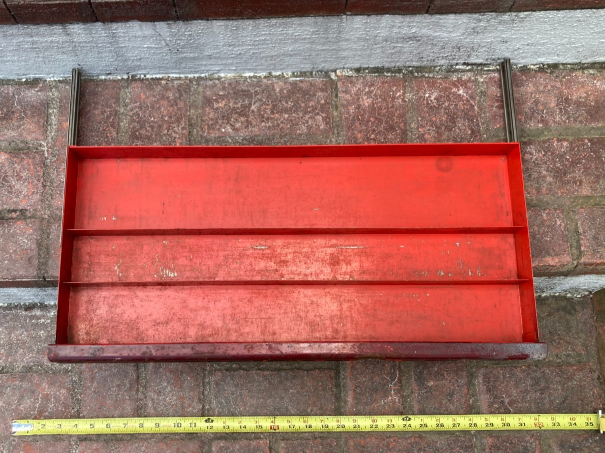 Vtg Snap On Toolbox Drawer & Two slides KRA58B & others  23-15/16x10-5/8x1-1/8