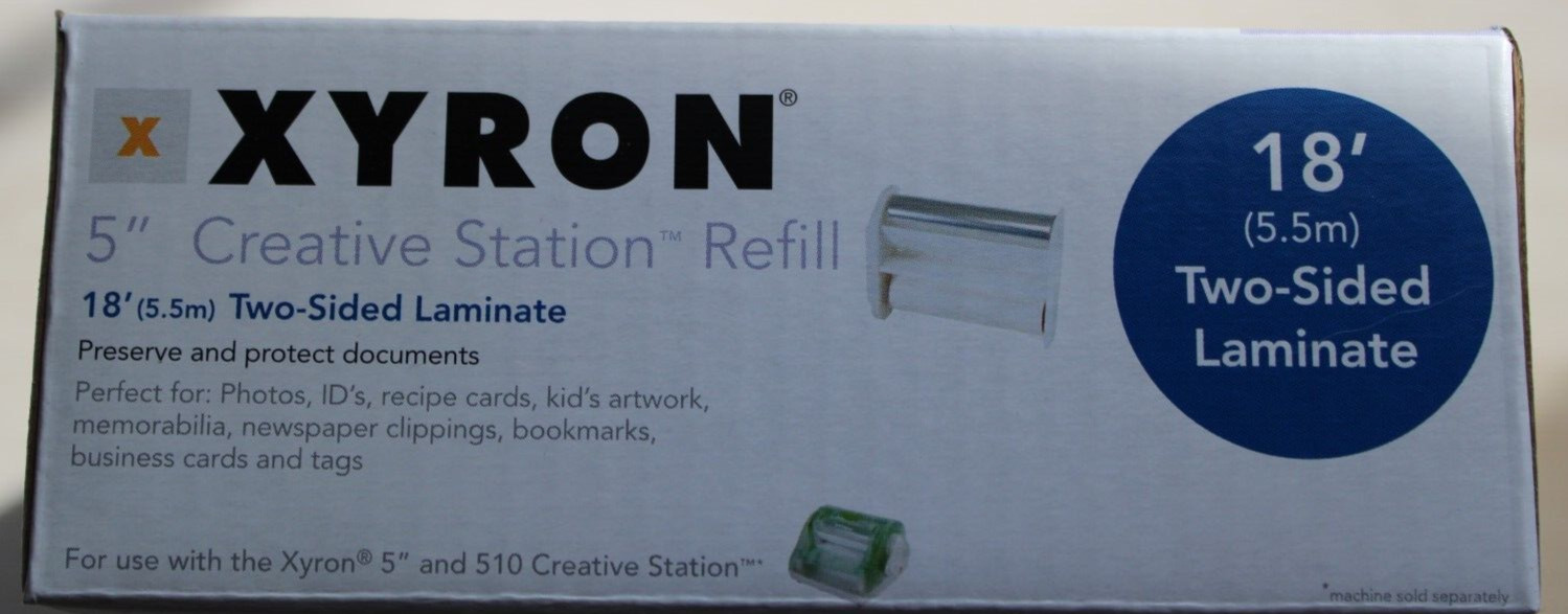 XYRON 5" Creative Station Laminator Label Magnet Maker Plus 18' Refill Cartridge